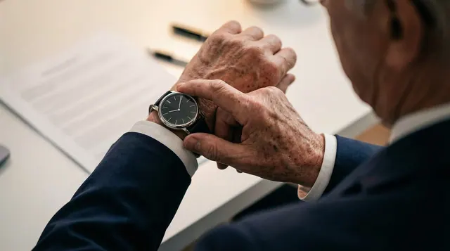 watch, time, businessman, suit, office, schedule, appointment, senior, wrist, checking, management, document, paper, professional, lawyer, meeting, waiting, formal, punctuality, in